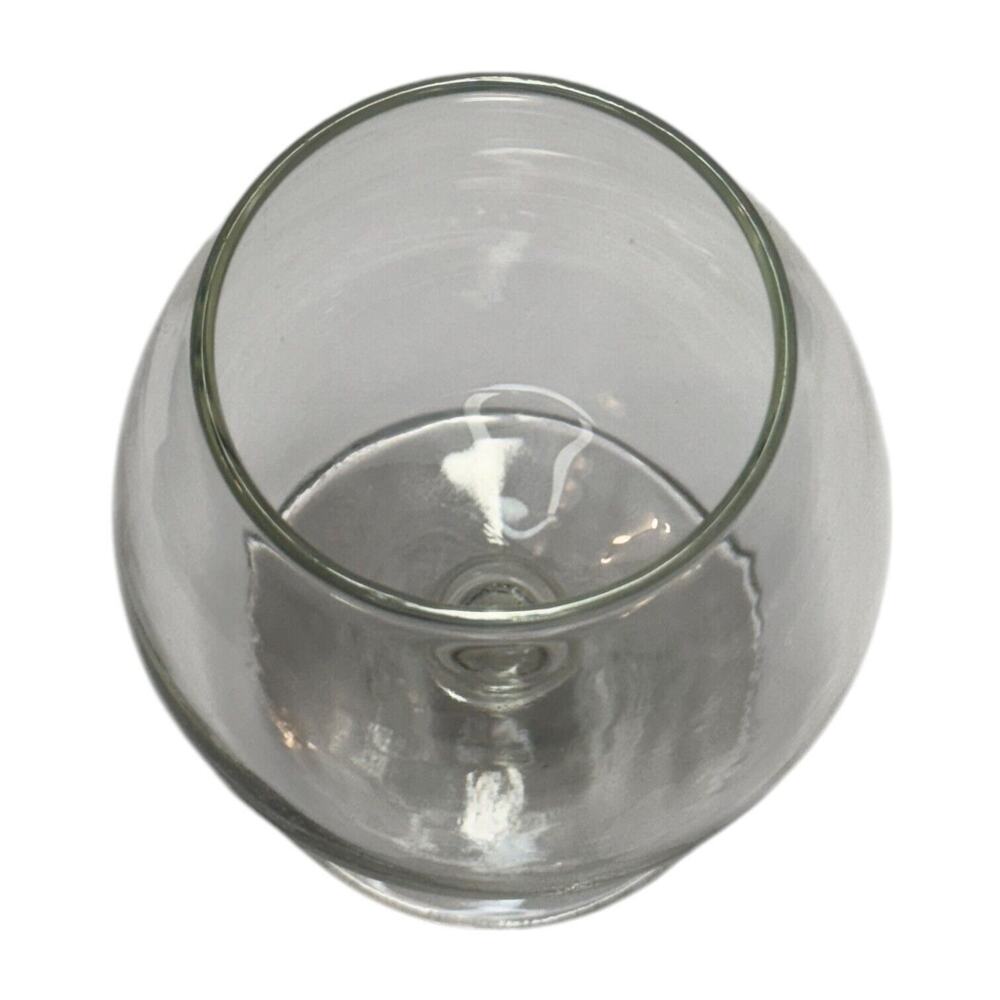 Vintage Clear Glass Cognac Brandy Snifter Goblet Barware Drinkware Collectible - Picture 3 of 6
